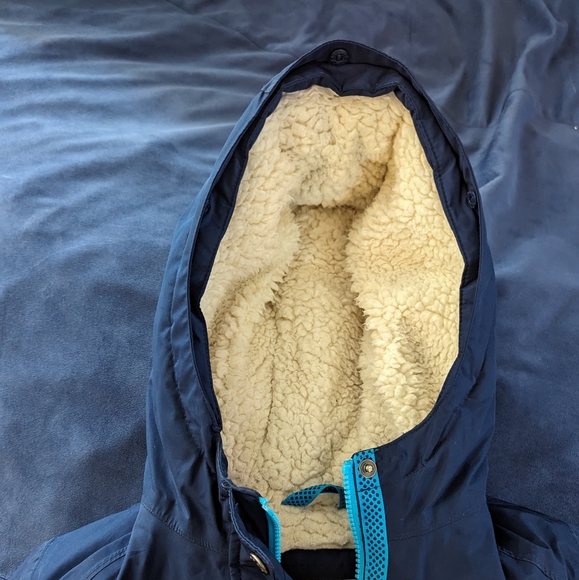 Kids Land's End Squall Coat - Blue, Size M 10/12 - Picture 10 of 11